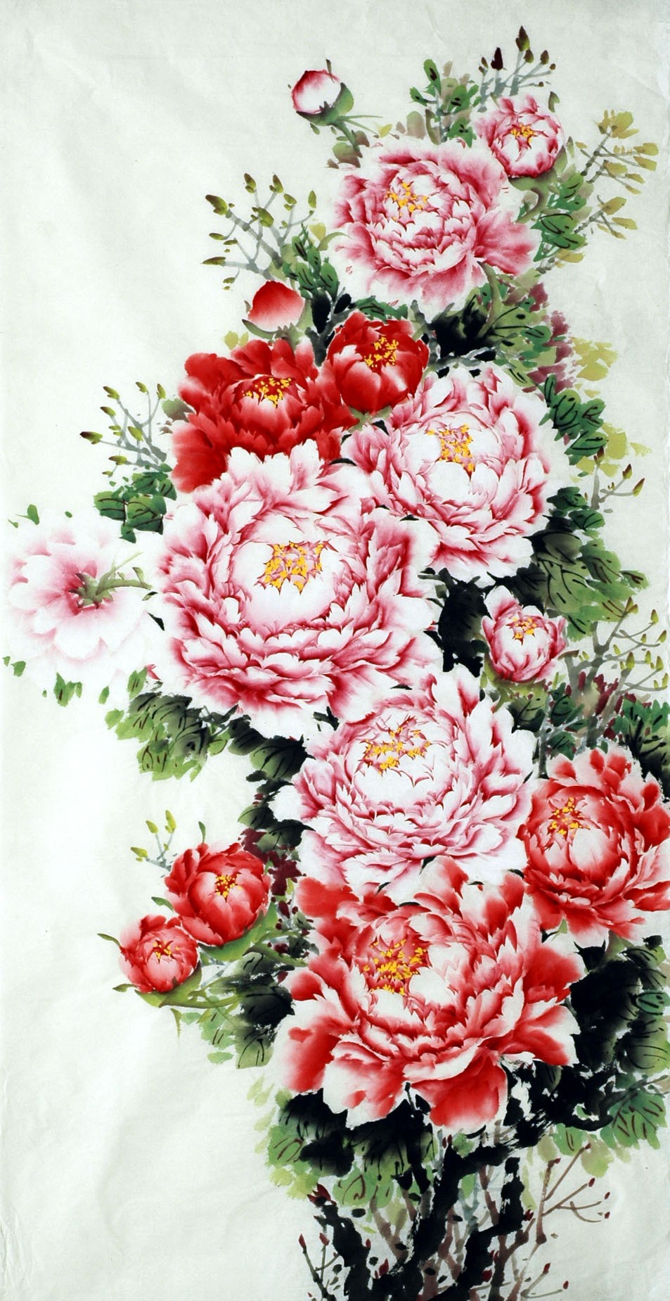 Chinese Peony Painting - CNAG007036