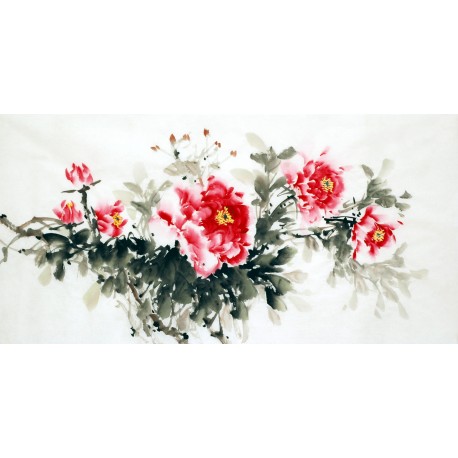 Chinese Peony Painting - CNAG007044