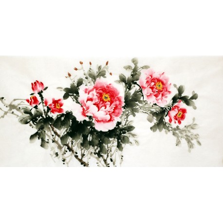 Chinese Peony Painting - CNAG007051