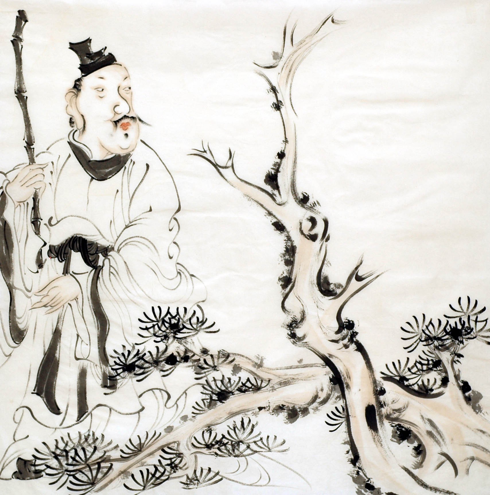 Chinese Figure Painting - CNAG007063