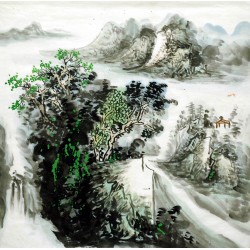 Chinese Landscape Painting - CNAG007078