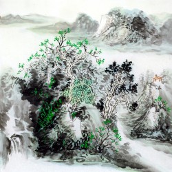 Chinese Landscape Painting - CNAG007079