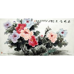 Chinese Peony Painting - CNAG007083