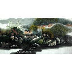 Chinese Landscape Painting - CNAG007092