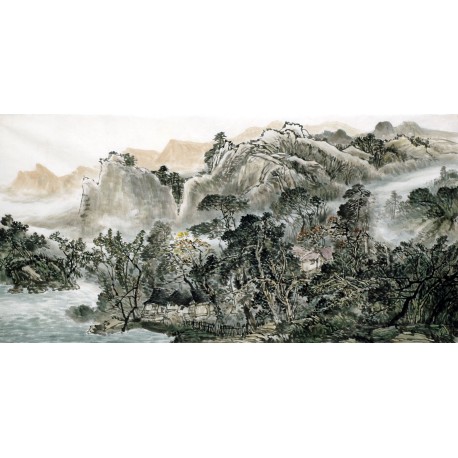 Chinese Landscape Painting - CNAG007095