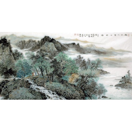 Chinese Landscape Painting - CNAG007107