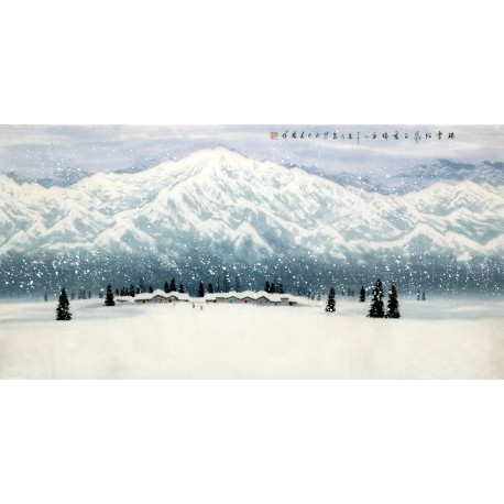 Chinese Aquarene Painting - CNAG007109