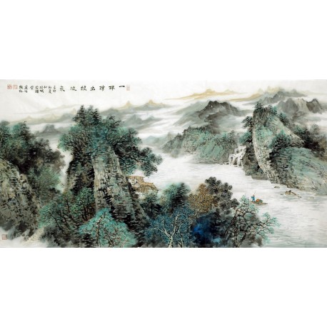 Chinese Landscape Painting - CNAG007114