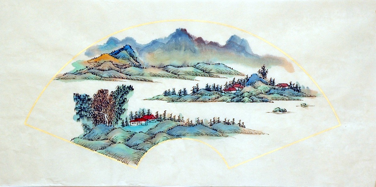 Chinese Landscape Painting - CNAG007123