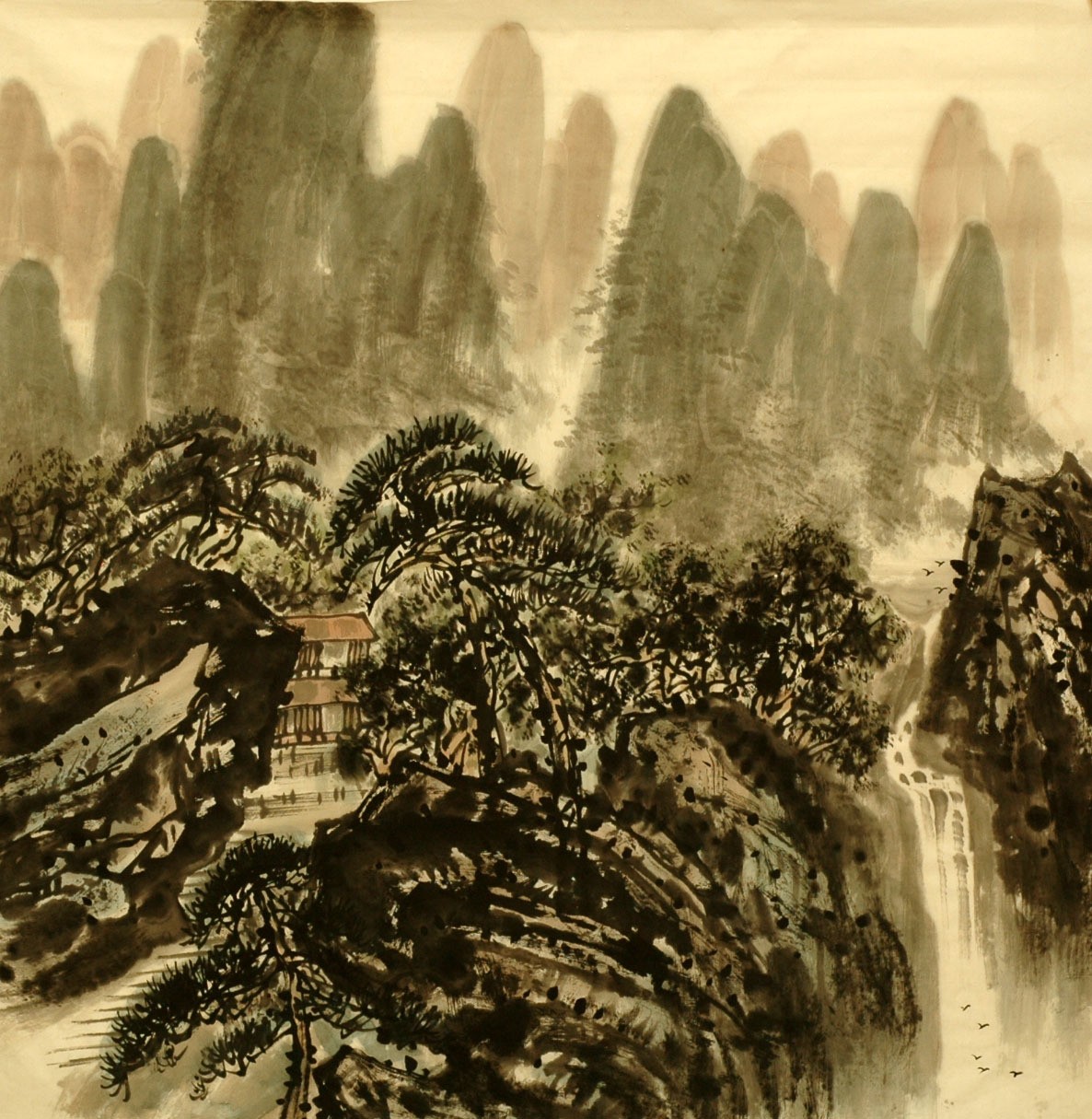 Chinese Landscape Painting - CNAG007137