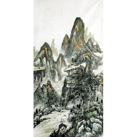 Chinese Landscape Painting - CNAG007138