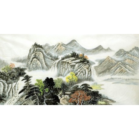 Chinese Landscape Painting - CNAG007140
