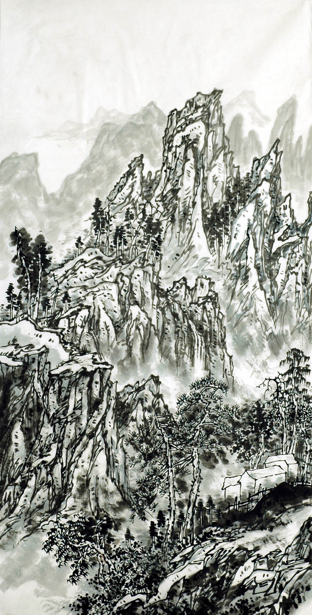 Chinese Landscape Painting - CNAG007144