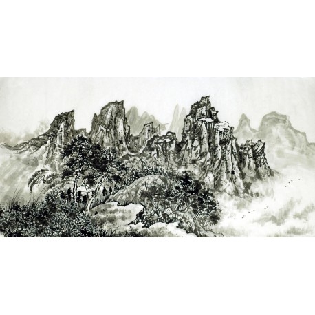 Chinese Landscape Painting - CNAG007145