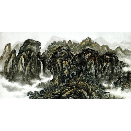 Chinese Landscape Painting - CNAG007148