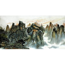 Chinese Landscape Painting - CNAG007149