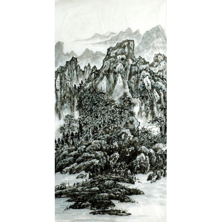 Chinese Landscape Painting - CNAG007150