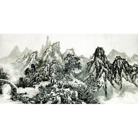 Chinese Landscape Painting - CNAG007151