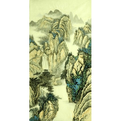 Chinese Landscape Painting - CNAG007152
