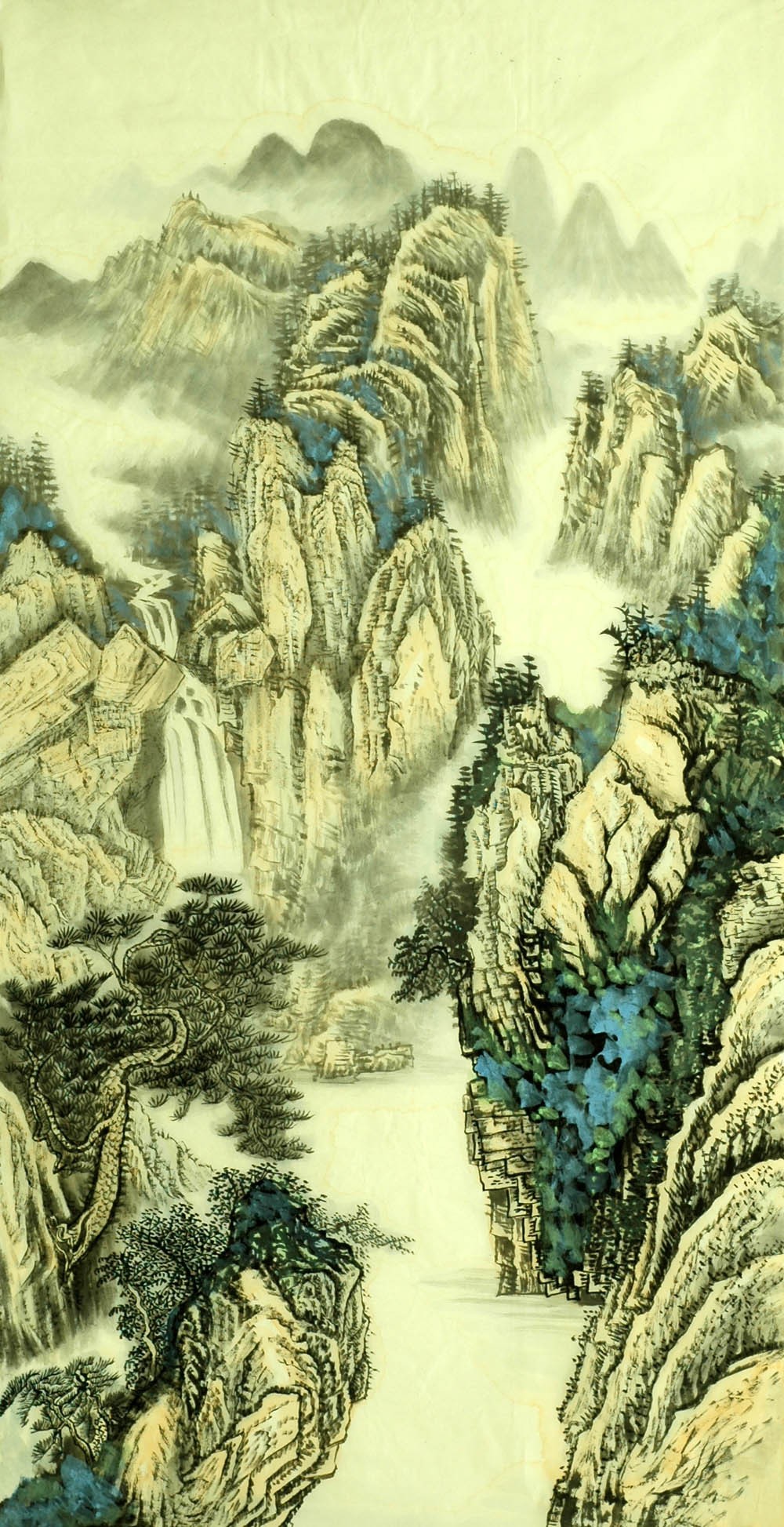 Chinese Landscape Painting - CNAG007152