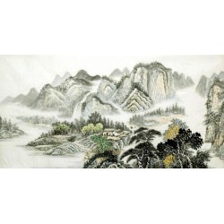 Chinese Landscape Painting - CNAG007153