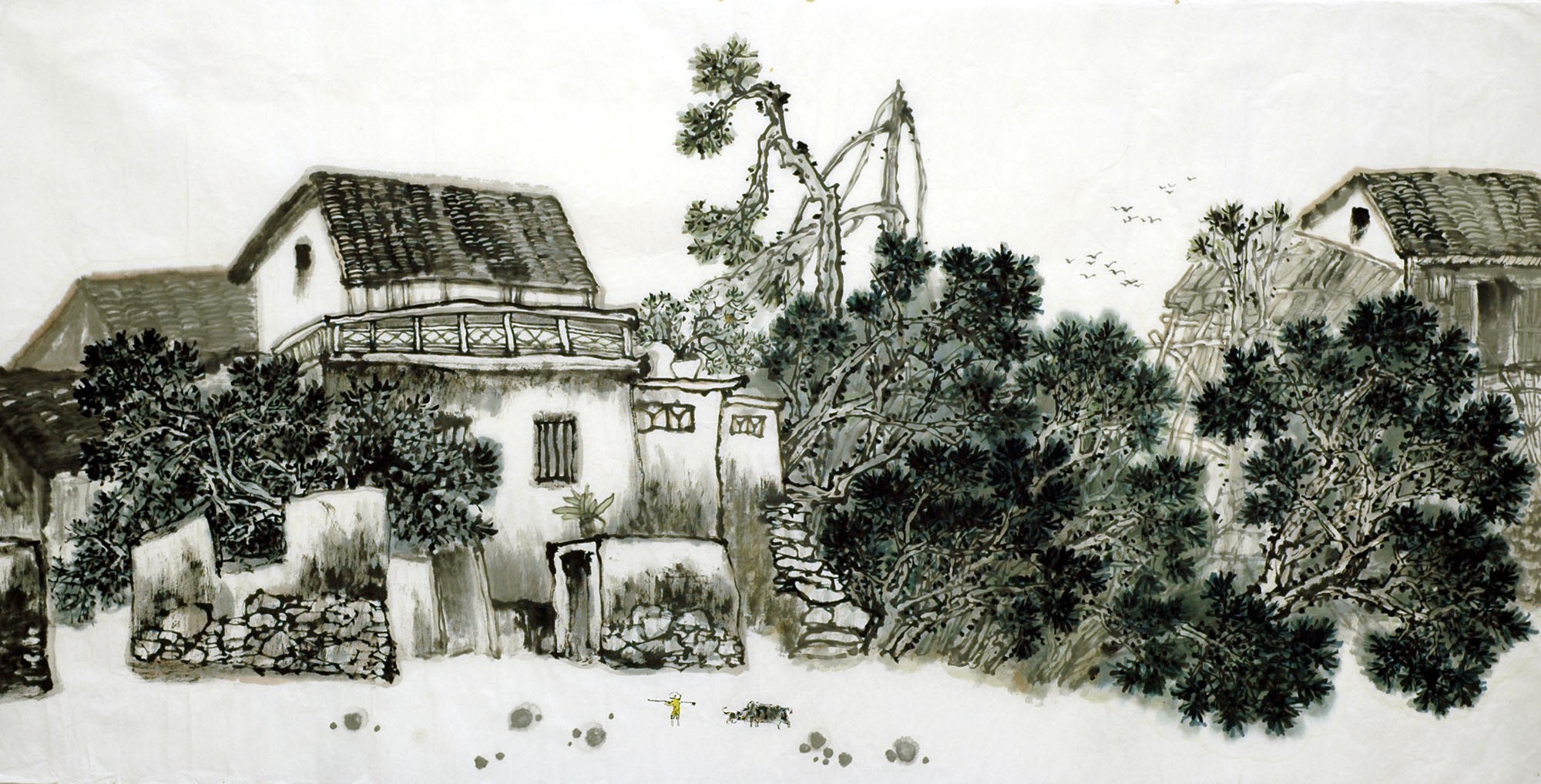 Chinese Landscape Painting - CNAG007154
