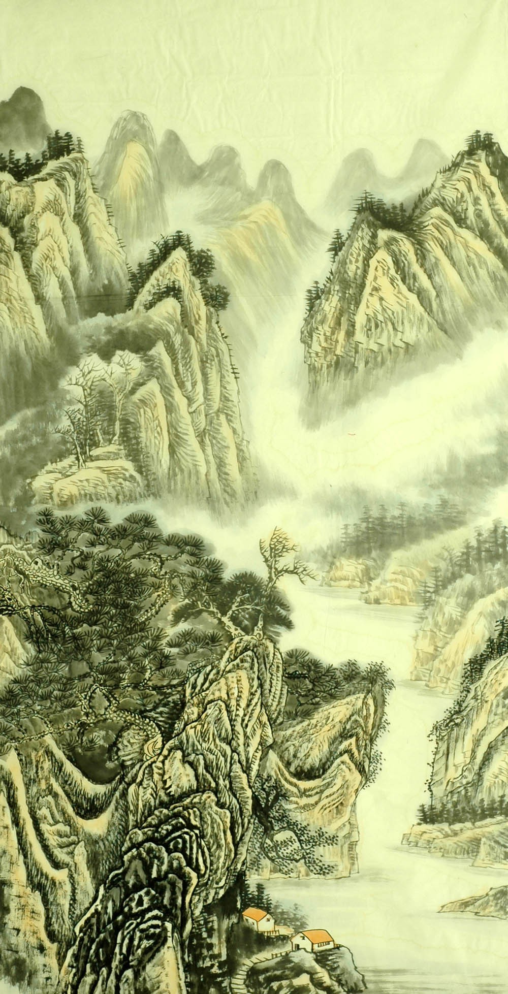 Chinese Landscape Painting - CNAG007156