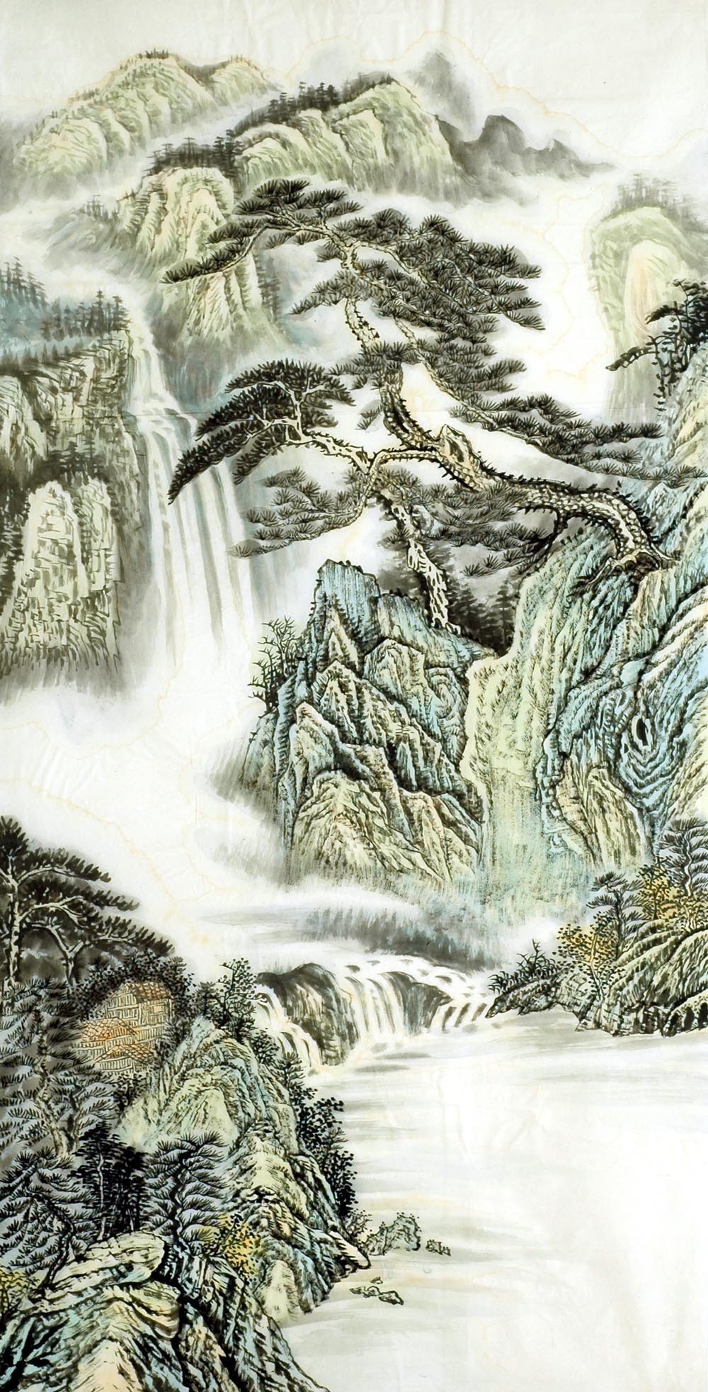 Chinese Landscape Painting - CNAG007157