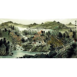 Chinese Landscape Painting - CNAG007164