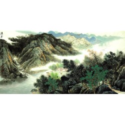 Chinese Landscape Painting - CNAG007166