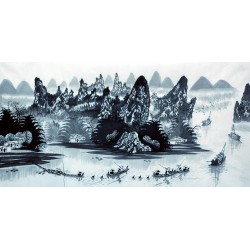 Chinese Cursive Scripts Painting - CNAG007188