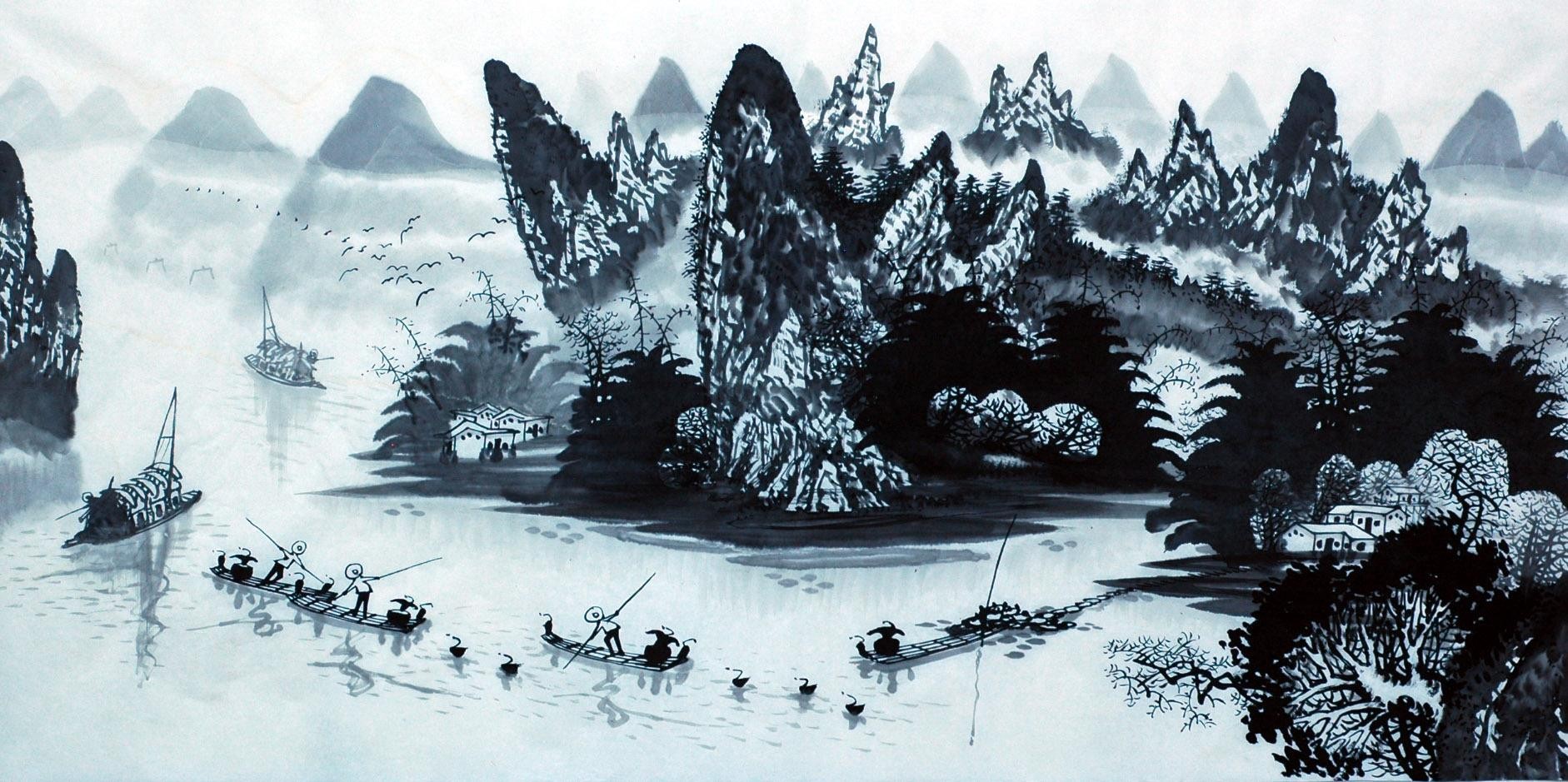 Chinese Cursive Scripts Painting - CNAG007194