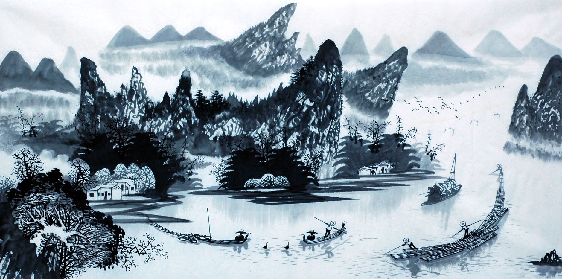 Chinese Cursive Scripts Painting - CNAG007196
