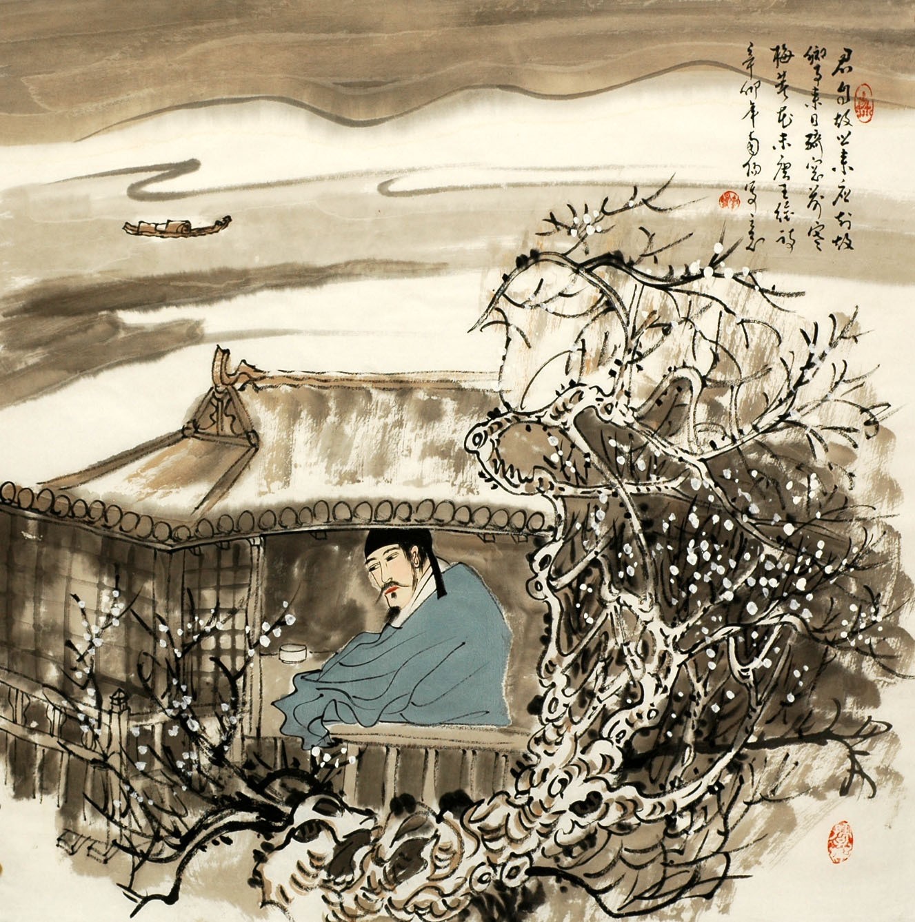 Chinese Cursive Scripts Painting - CNAG007225