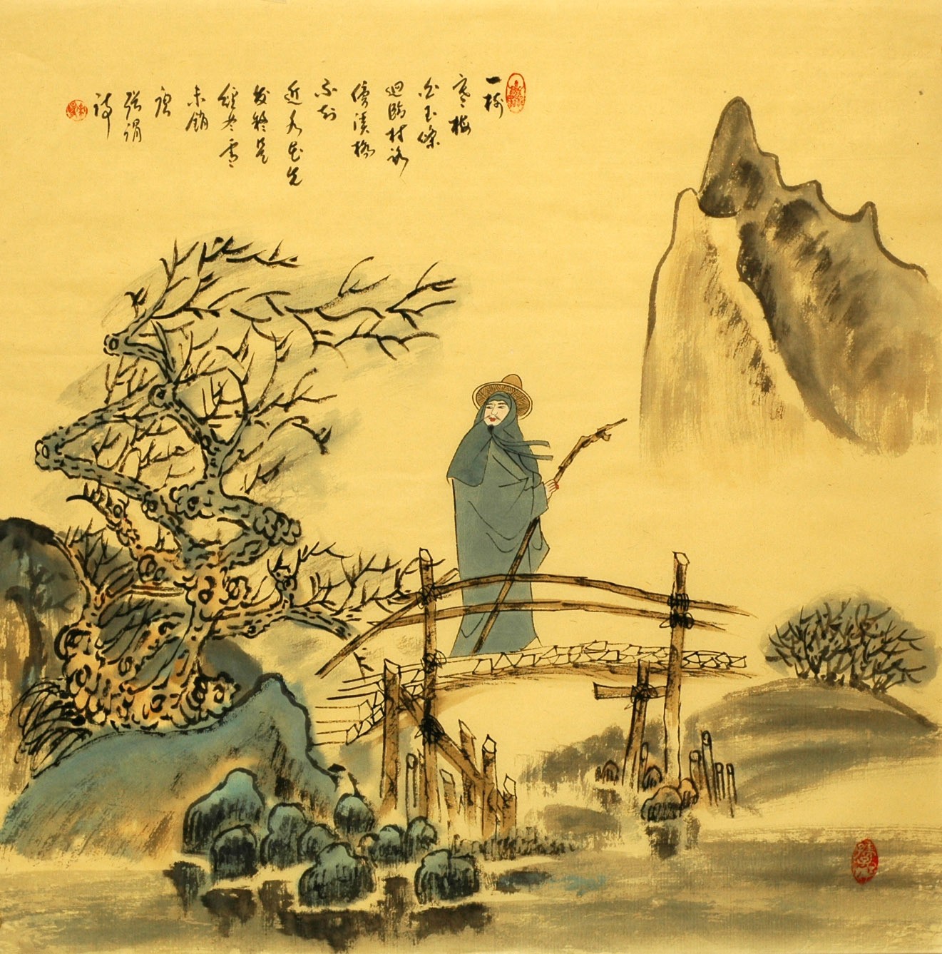 Chinese Cursive Scripts Painting - CNAG007236