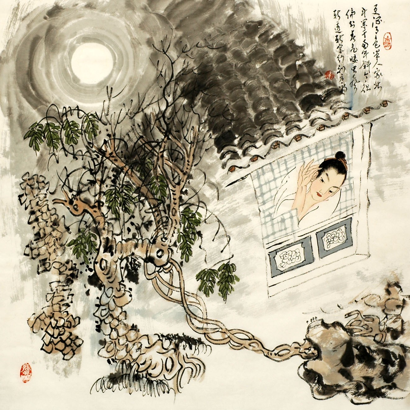 Chinese Cursive Scripts Painting - CNAG007256