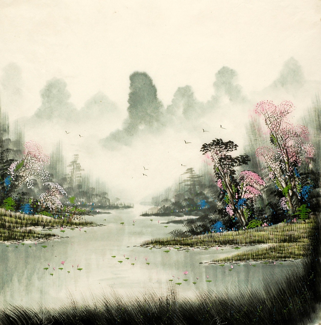 Chinese Cursive Scripts Painting - CNAG007265