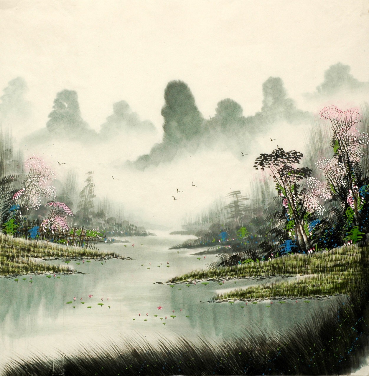 Chinese Cursive Scripts Painting - CNAG007266