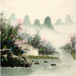 Chinese Cursive Scripts Painting - CNAG007268