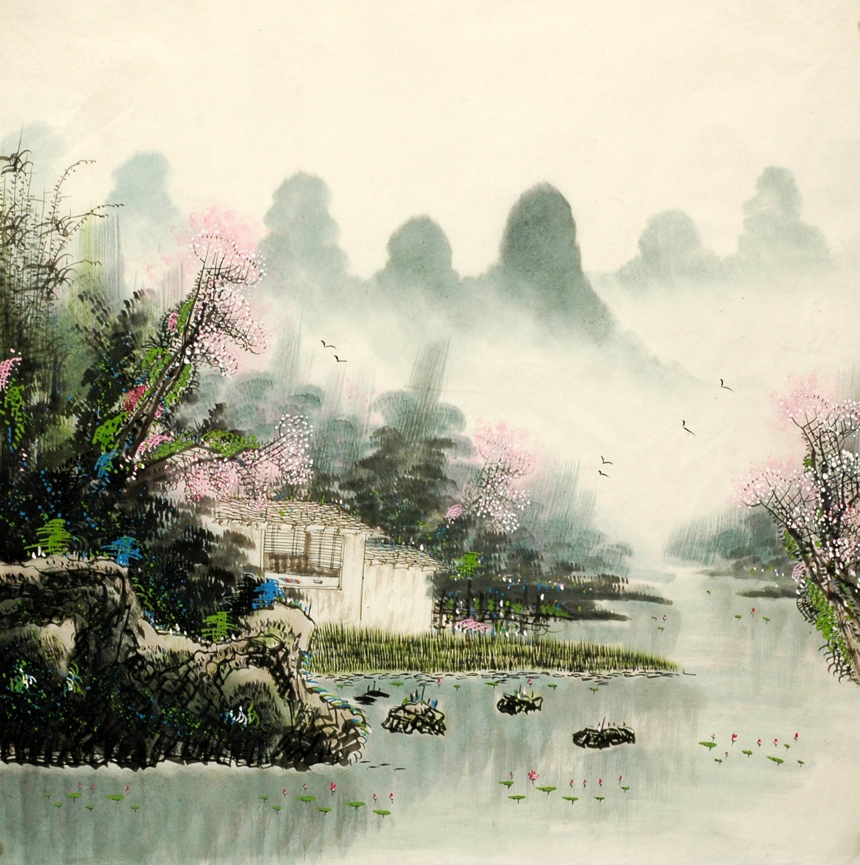Chinese Cursive Scripts Painting - CNAG007268