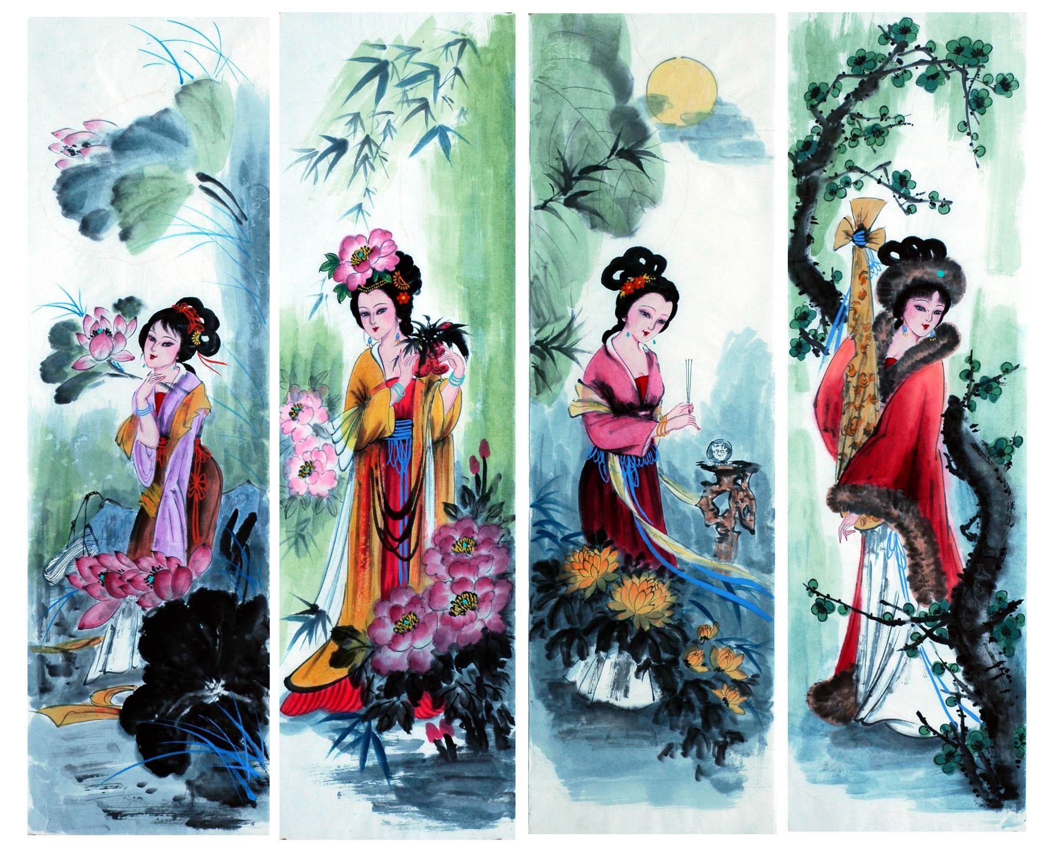 Chinese Cursive Scripts Painting - CNAG007271