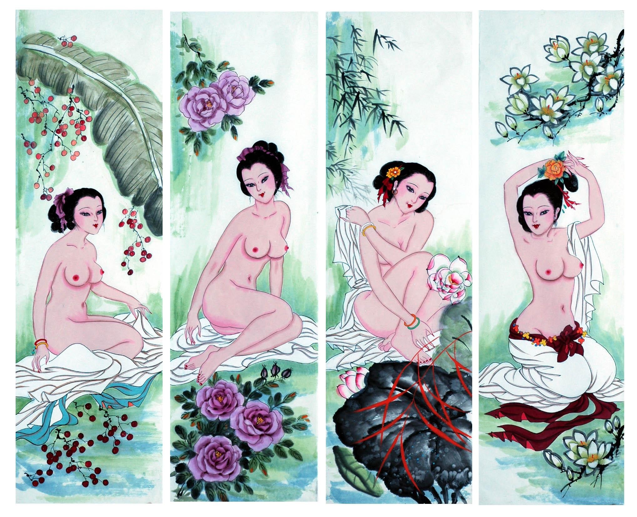 Chinese Cursive Scripts Painting - CNAG007272
