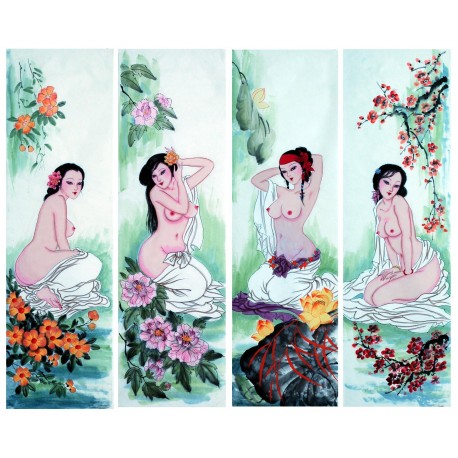 Chinese Cursive Scripts Painting - CNAG007273