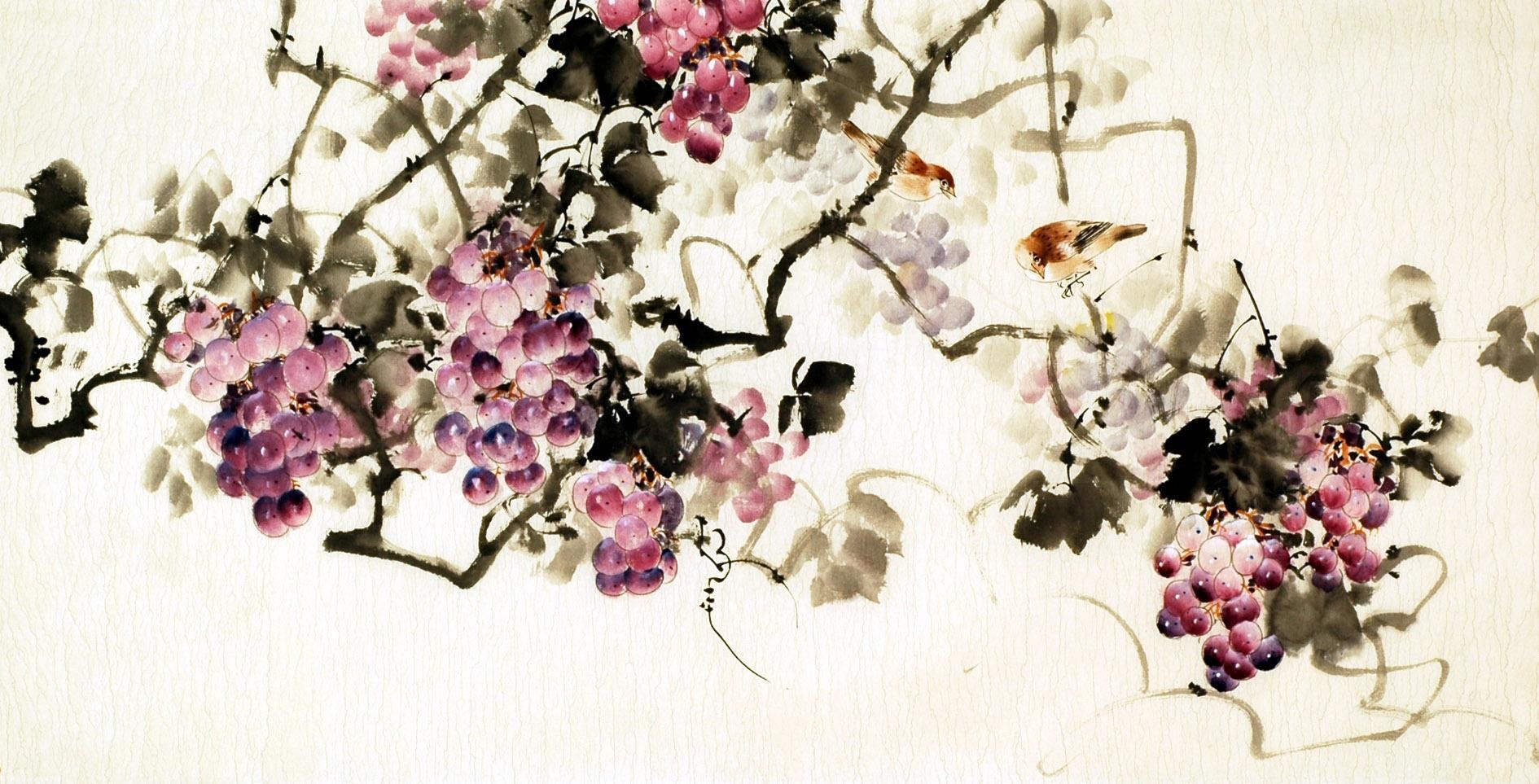 Chinese Flowers&Trees Painting - CNAG007281