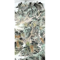 Chinese Landscape Painting - CNAG007303