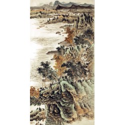 Chinese Landscape Painting - CNAG007304