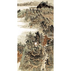 Chinese Landscape Painting - CNAG007306
