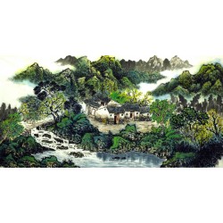 Chinese Landscape Painting - CNAG007308