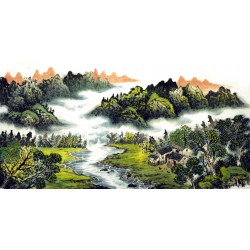 Chinese Landscape Painting - CNAG007309
