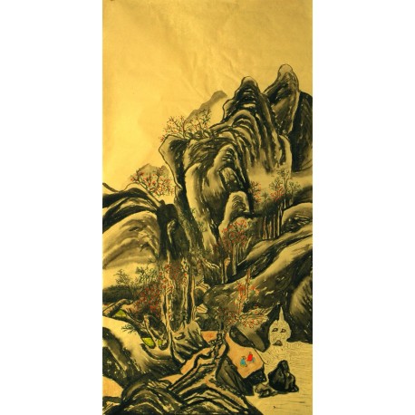 Chinese Landscape Painting - CNAG007314
